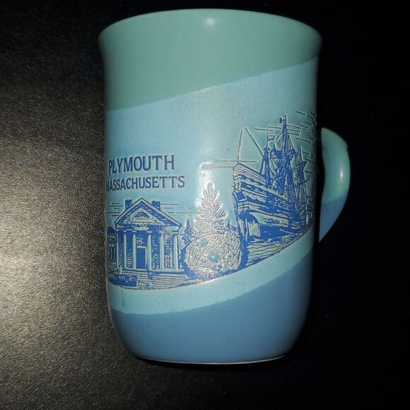 Plymouth Massachusetts cup mug coffee tea - Picture 1 of 13